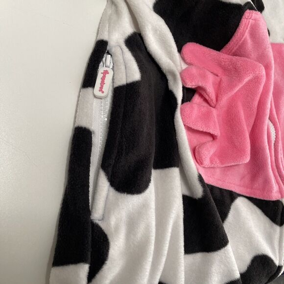 Tipsy Elves Cow Halloween Costume Unisex Jumpsuit Pockets Full Zip XL NWT - Picture 7 of 16